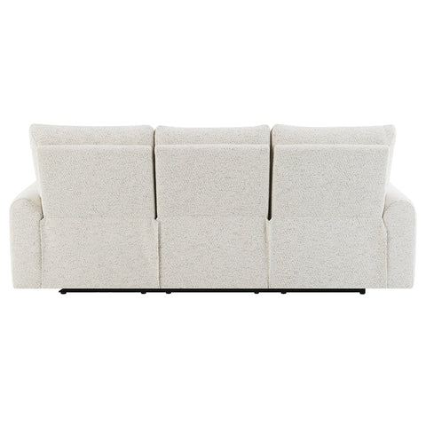 ACME Lalisa Cream Chenille Power Motion Sofa with USB Port Model LV04780