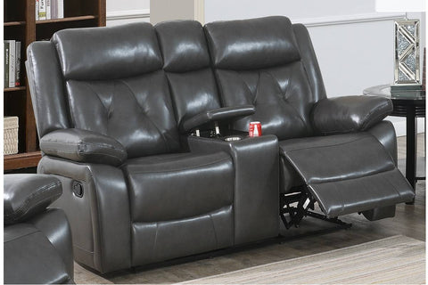 3 Piece Manual Motion Set-Loveseat Model F8758 By Poundex Furniture