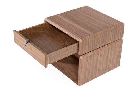 Modrest Maceo Modern End Table Model VGBB-BOX300-WAL