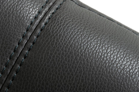 Divani Casa Maine Modern Dark Grey Eco Leather Left Facing Sectional Sofa With Recliner Model VGKNE9104-DK-GRY