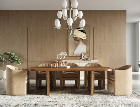 Modrest Danube Modern Beige Fabric Dining Chair Model VGEUMC-9704CH-A-BGE