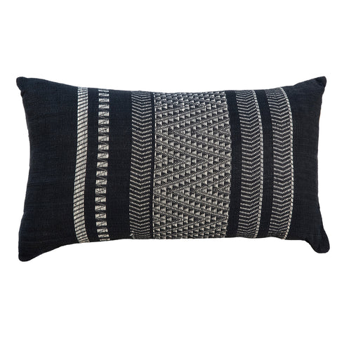 Zain Black with White Pillow