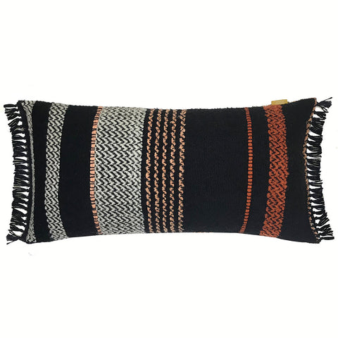 Pillow Black, Multicolor With Filler