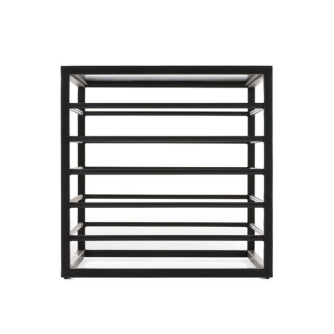 Modrest Malvo Modern Black & Glass End Table Model VGODLZ-215E-BLK-ET