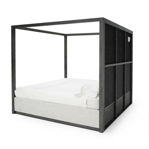 Modrest Manhattan Contemporary Canopy Grey Bed  Model VGMA-BR-127-BED