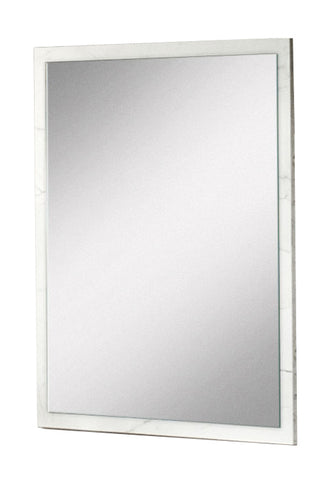 Nova Domus Marbella Italian Modern White Marble Mirror Model VGACMARBELLA-MIR