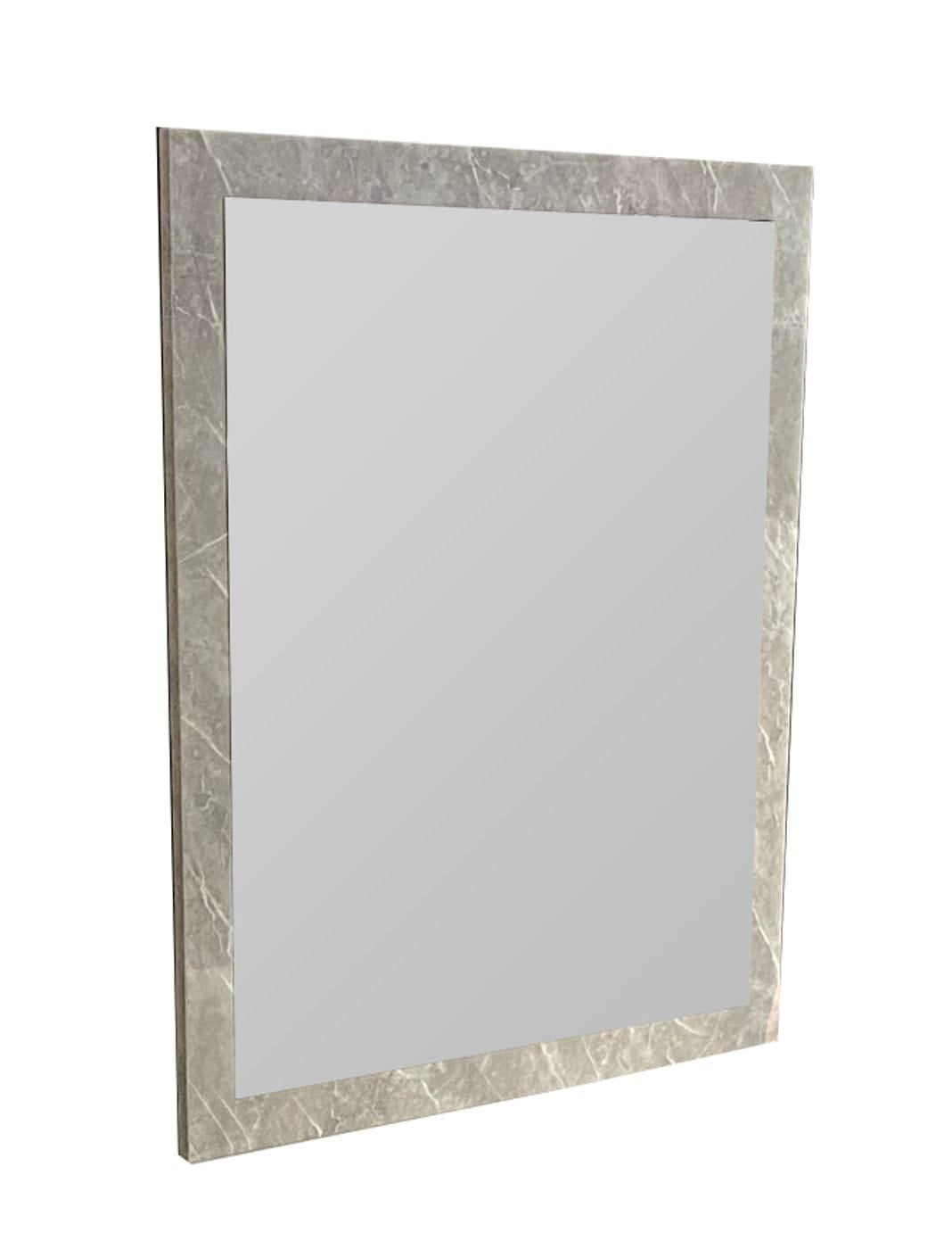 Nova Domus Marbella Italian Modern Grey Marble Mirror Model VGACMARBELLA-GRY-MIR