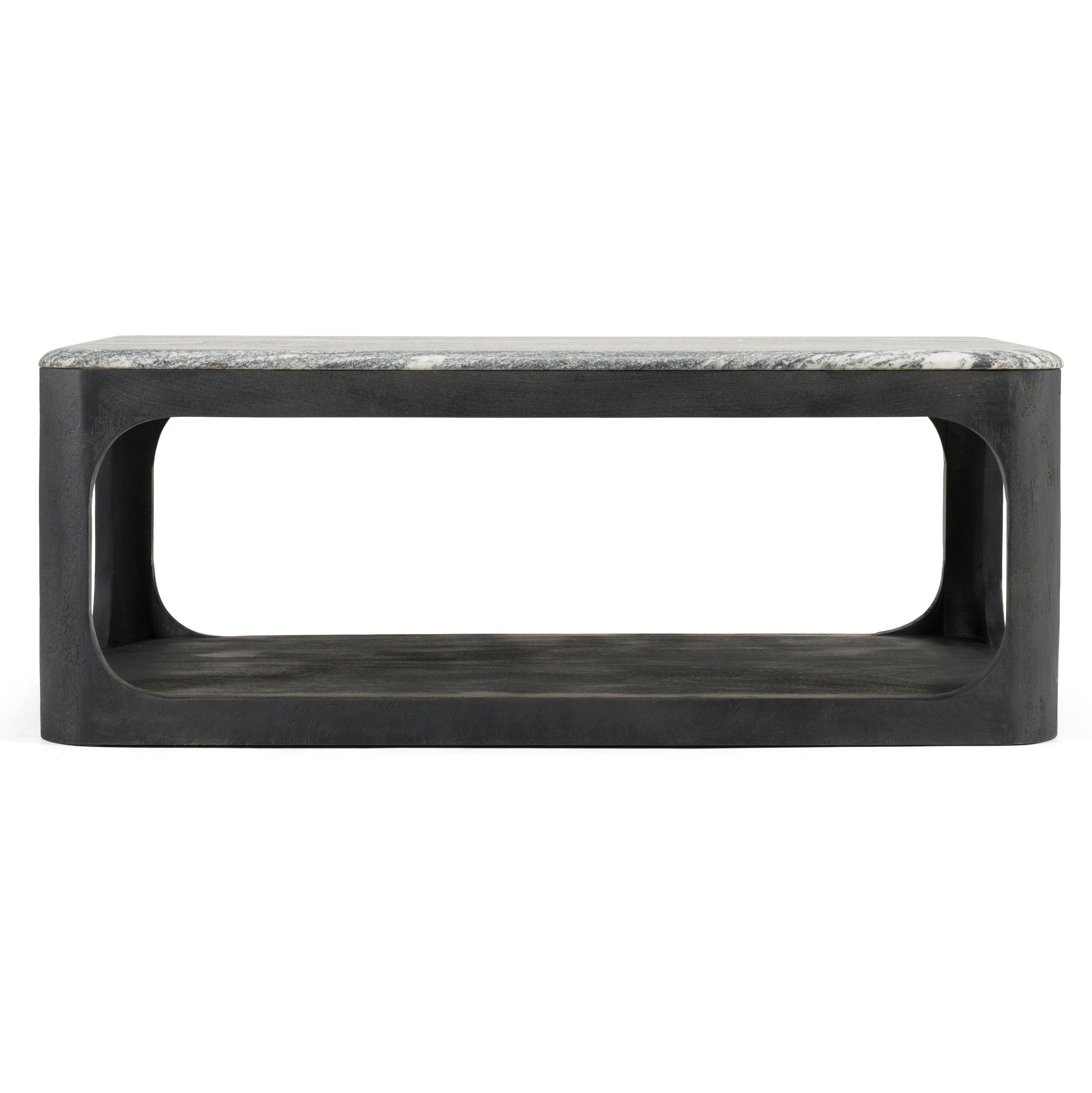 Modrest Marco Modern Black & White Granite Coffee Table Model VGNR-NI90022