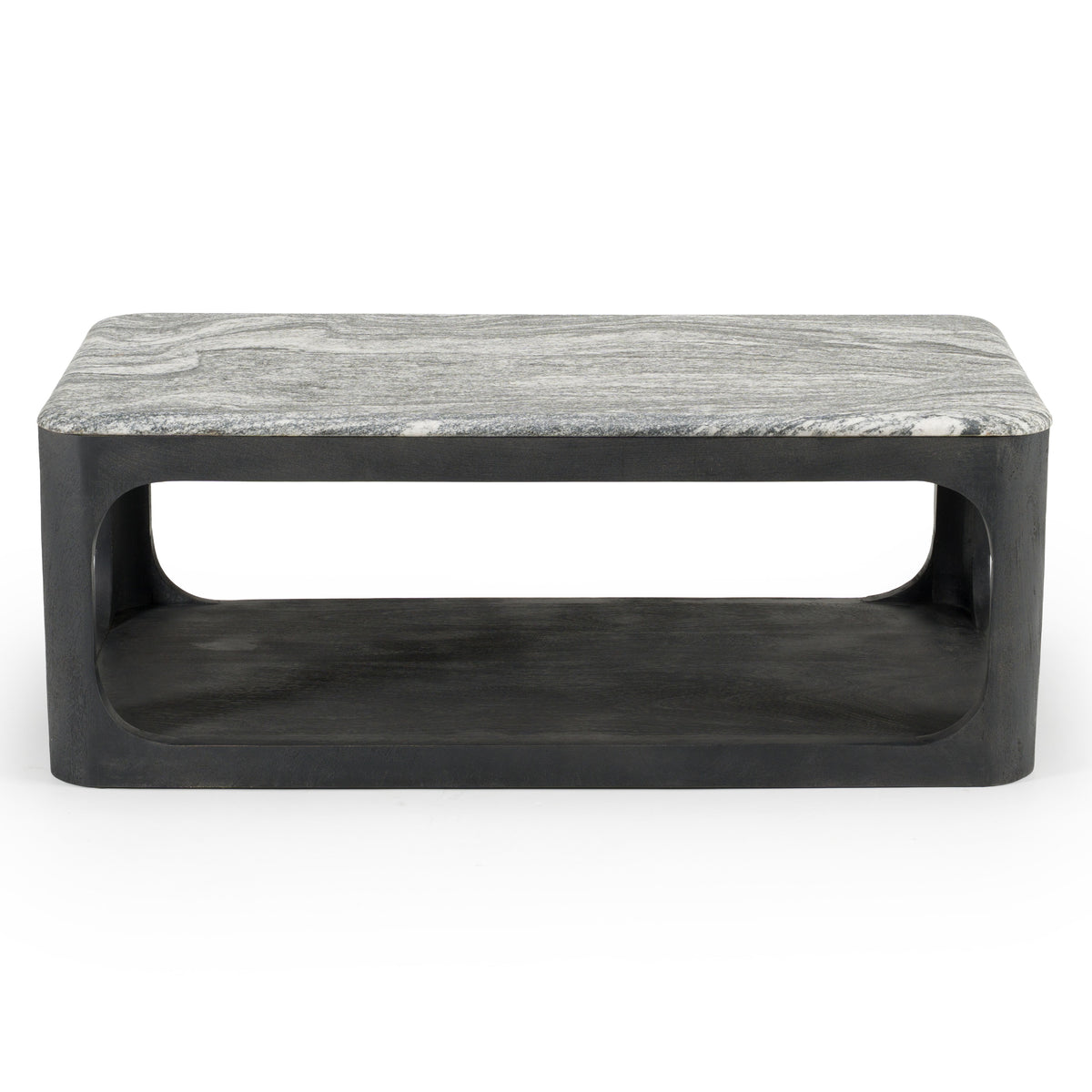 Modrest Marco Modern Black & White Granite Coffee Table Model VGNR-NI90022