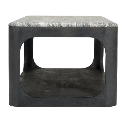 Modrest Marco Modern Black & White Granite Coffee Table Model VGNR-NI90022
