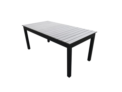 Divani Casa Marina Grey Outdoor Dining Table Set By VIG Furniture