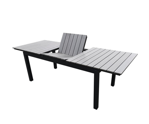 Divani Casa Marina Grey Outdoor Dining Table Set By VIG Furniture