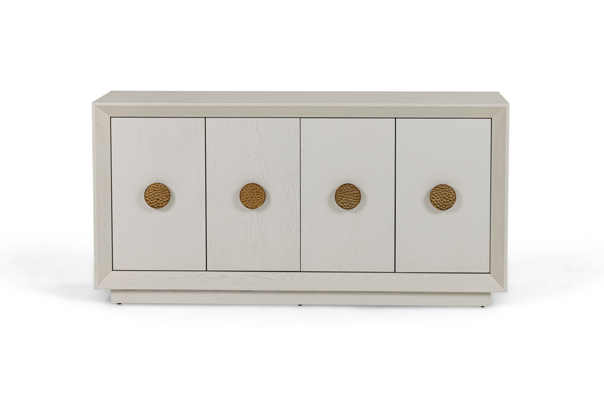 Modrest Marjorie Modern Cream & Brushed Gold Buffet Model VGGMW-1705B-CRM