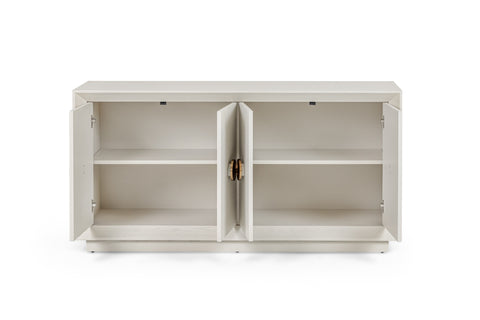 Modrest Marjorie Modern Cream & Brushed Gold Buffet Model VGGMW-1705B-CRM