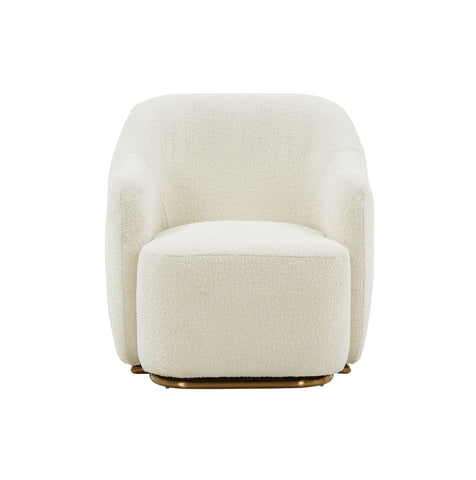 Modrest Masha Modern Off White Sherpa Accent Chair Model VGRHAC-538-WHT-1