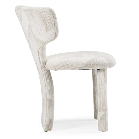 Modrest Masuda Modern Beige Pattern Fabric Dining Chair (Set Of 2) Model VGOD-ZW-24081-BGE