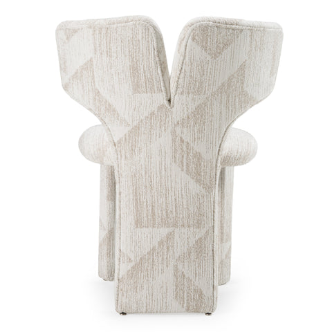 Modrest Masuda Modern Beige Pattern Fabric Dining Chair (Set Of 2) Model VGOD-ZW-24081-BGE