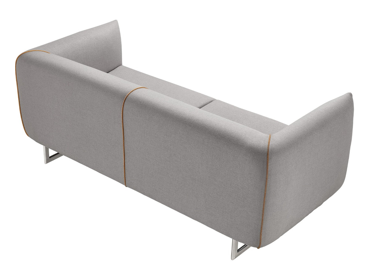 Divani Casa Medora Modern Grey Fabric Sofa  Model VGMB-1661-S-GRY-S