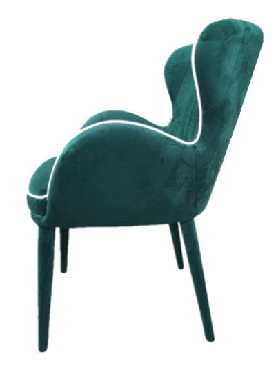 Modrest Tigard Modern Green Fabric Dining Chair Model VGEUMC-883CH-A-GRN