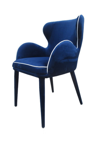 Modrest Tigard Modern Blue Fabric Dining Chair By VIG Furniture