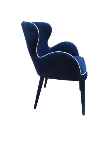 Modrest Tigard Modern Blue Fabric Dining Chair By VIG Furniture