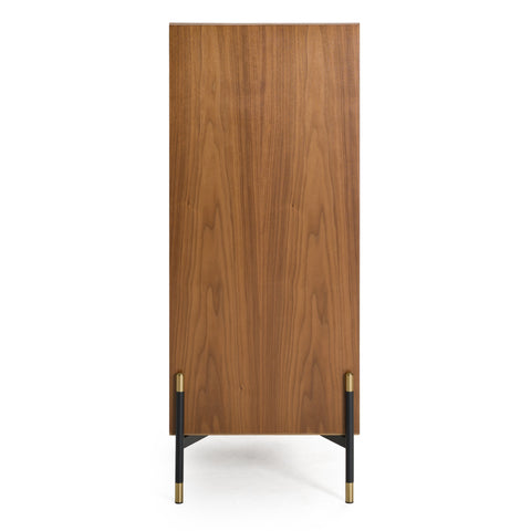 Nova Domus Metcalf Mid Century Walnut & Grey Chest Model VGMAQT-S831-BR-120-WAL-CHEST