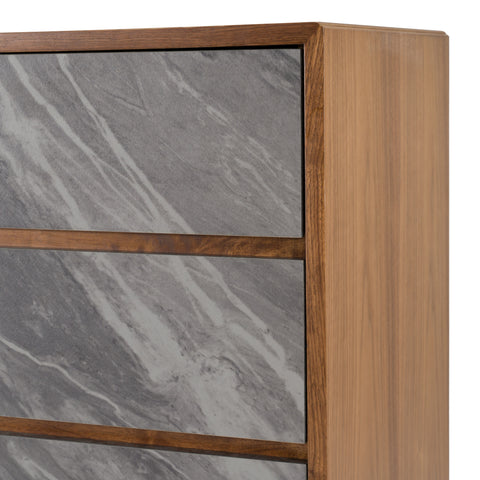 Nova Domus Metcalf Mid Century Walnut & Grey Chest Model VGMAQT-S831-BR-120-WAL-CHEST