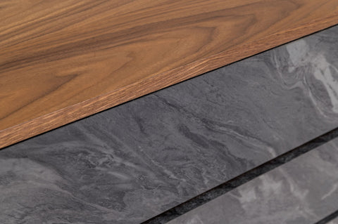 Nova Domus Metcalf Mid Century Walnut & Grey Dresser Model VGMAQT-S831-BR-120-WAL-DRS