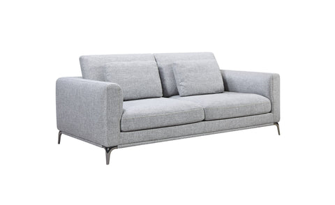 Divani Casa Beaman Modern Grey Fabric Sofa Set Model VGMB-C021-SOFA-SET-GRY