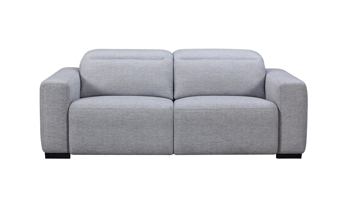 Divani Casa Bode Modern Grey Fabric Sofa With 2 Recliners Model VGMB-R211-P1-SOFA-M31