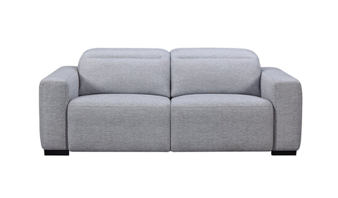 Divani Casa Bode Modern Grey Fabric Sofa With 2 Recliners Model VGMB-R211-P1-SOFA-M31
