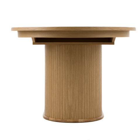 Modrest Milan Modern Natural Oak Dining Table With Extension Model VGME-MILAN