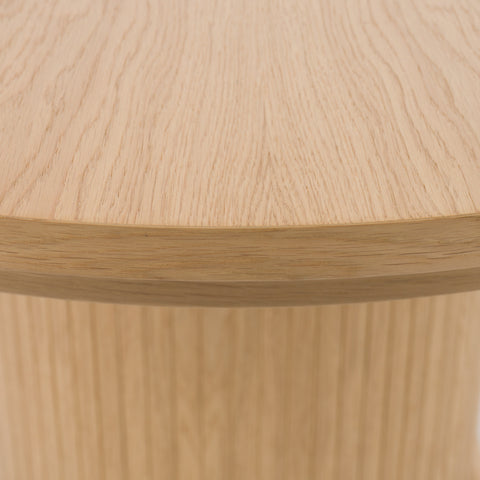 Modrest Milan Modern Natural Oak Dining Table With Extension Model VGME-MILAN