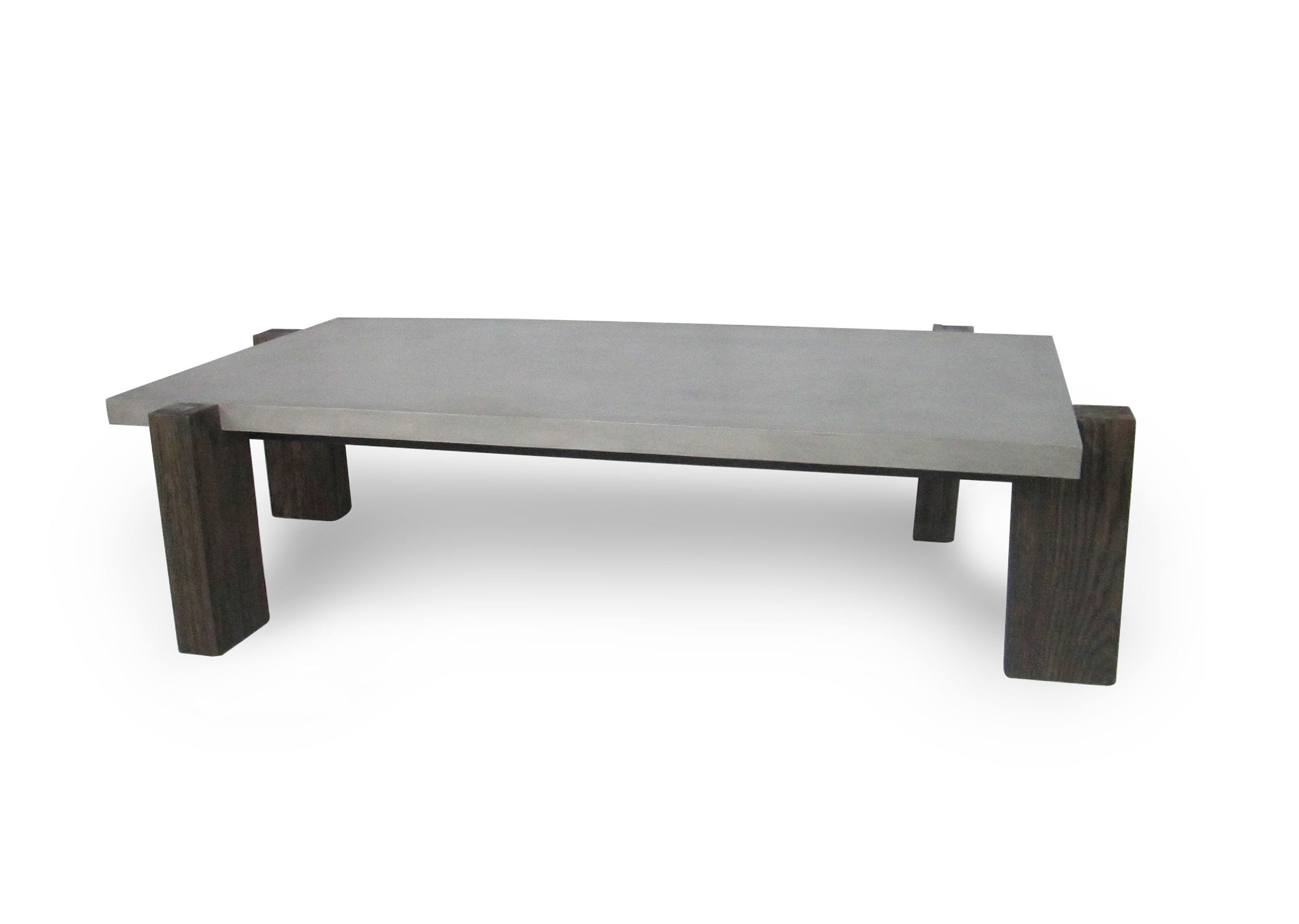 Modrest Milton Dark Grey & Walnut Coffee Table Model VGGR639084-WAL-CT