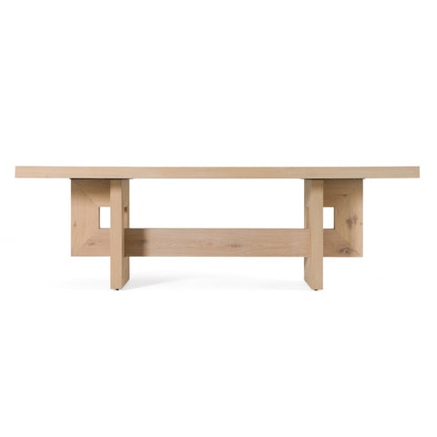 Modrest Mineola Modern Natural White Oak Dining Table Model VGVC-T23965