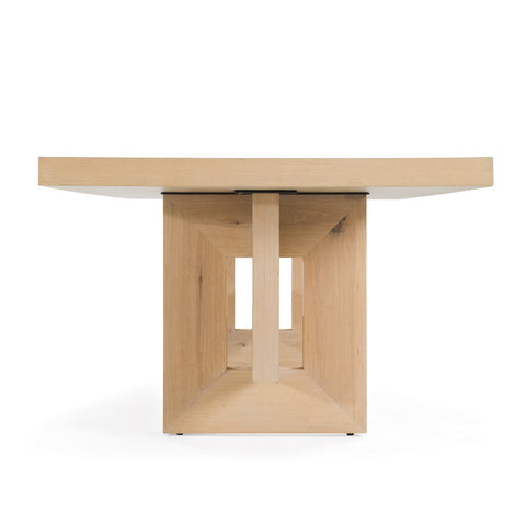 Modrest Mineola Modern Natural White Oak Dining Table Model VGVC-T23965