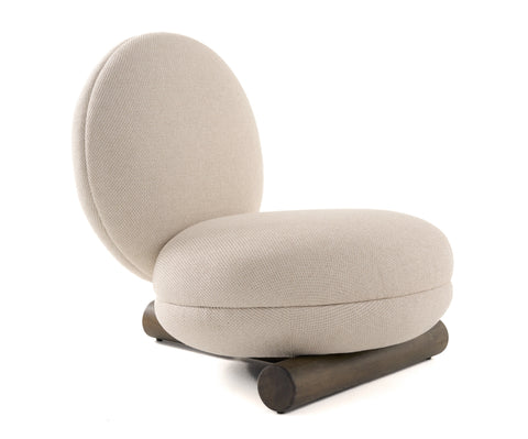 Modrest Minto Contemporary Off White Fabric Accent Chair Model VGOD-ZW-23078-OFWHT