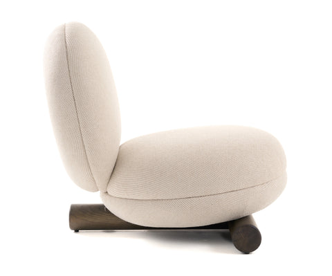 Modrest Minto Contemporary Off White Fabric Accent Chair Model VGOD-ZW-23078-OFWHT