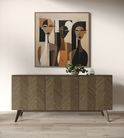 Modrest Costello Mid Century Modern Wenge Buffet Model VGMA-BH-762