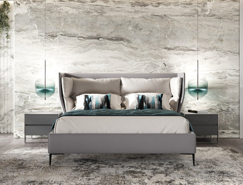 Modrest Jolene Modern Grey Bedroom Set Model VGBBMA2013-SET