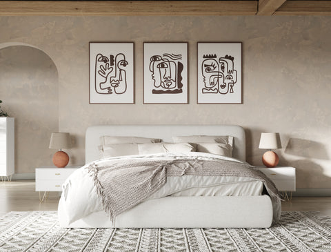 Modrest Liam Modern Ivory Fabric Upholstered Bed Model VGKK-KF.B2007-IVY