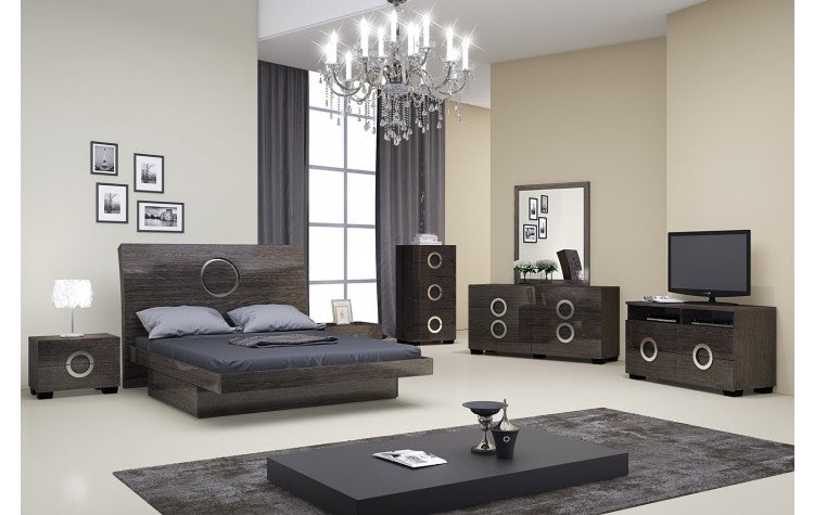 Monte Carlo - Gray 4PC Bedroom SetModel:  MONTE-SET-GRAY
