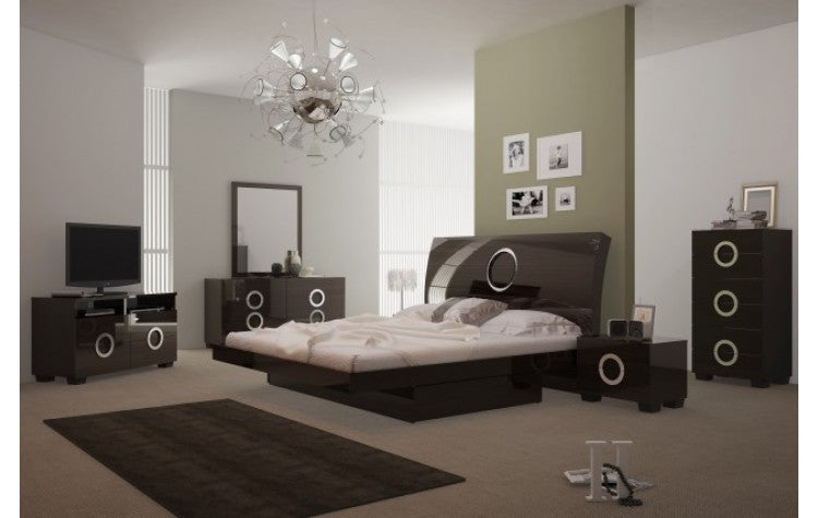 Monte Carlo - Wenge 4PC Bedroom SetModel:  MONTE-SET-WENGE