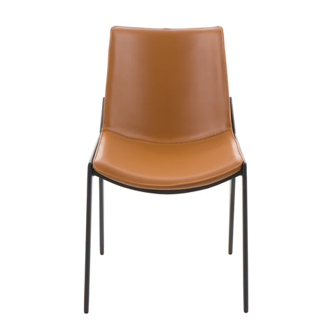 Modrest Murray Modern Camel Vegan Leather Dining Chair (Set Of 2) Model VGHR-3634-CML