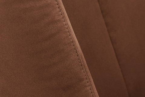 Modrest Emilia Modern Burnt Orange Velvet Bed Model VGKN-N5070-ORG