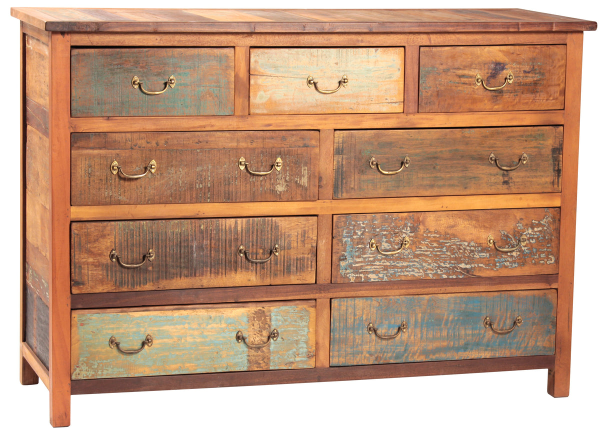 Nantucket Antique Wood Sealed Finish Dresser