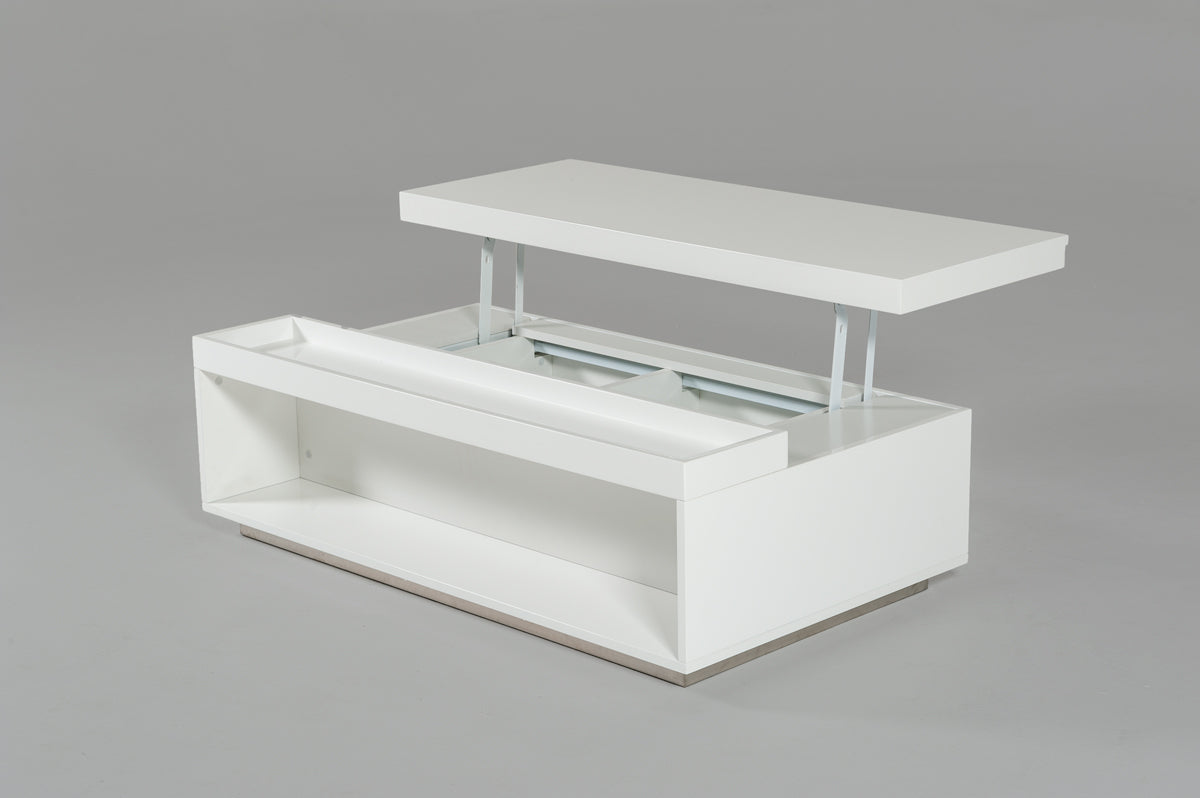 Nancy Modern White Coffee Table Model VGWCP210A