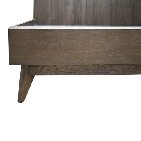 Modrest Novak Modern Dark Oak Bed Model VGLBNANT-BED