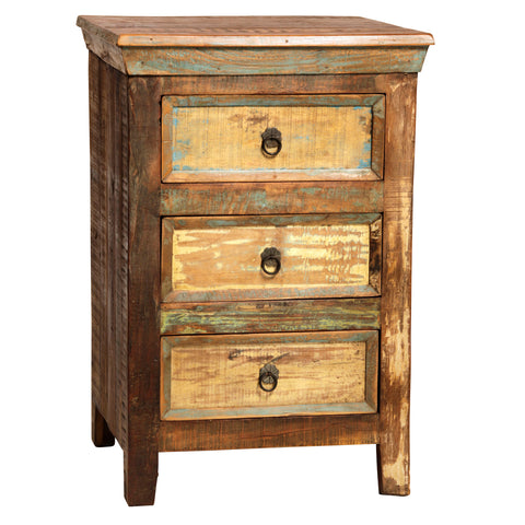 Nantucket Antique Wood Sealed Finish Nightstand