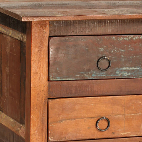 Nantucket Antique Wood Sealed Finish Lamp Table
